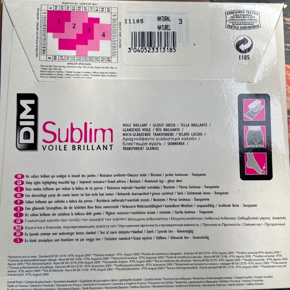 DIM Vintage hosiery Bundle. 3 pairs: 2 black, 1 naturel - Picture 11 of 15